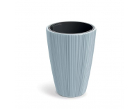 Plastový kvetináč DMOR400443U 39 cm - svetlosivá