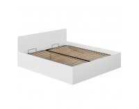 Manželská posteľ s kovovým roštom Doli 180x200 cm - biela