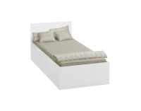 Jednolôžková posteľ s kovovým roštom Doli 90x200 cm - biela