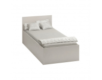 Jednolôžková posteľ s kovovým roštom Doli 90x200 cm - kašmír