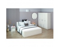 Nočný stolík Doli - biela