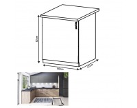 Dolná kuchynská skrinka Langen D60 L - dub artisan