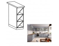 Dolná kuchynská skrinka Layla D20W - biela