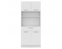 Štvordverový kredenc Domis New - biela 