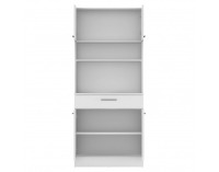 Štvordverový kredenc Domis New - biela 