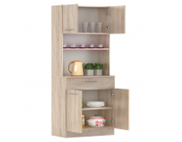 Štvordverový kredenc Domis New - dub sonoma