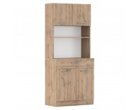 Štvordverový kredenc Domis New - dub wotan