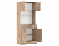 Štvordverový kredenc Domis New - dub wotan