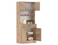 Štvordverový kredenc Domis New - dub wotan