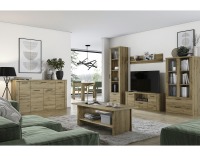 Vitrína Dorsi 1W2S - dub navarra