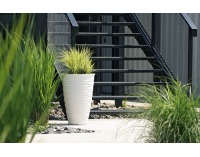 Plastový kvetináč DPFE400 38,3 cm - antracit