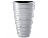 Plastový kvetináč DPFE400 38,3 cm - biela