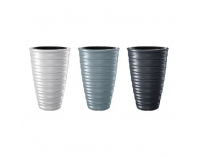 Plastový kvetináč DPFE400 38,3 cm - svetlosivá