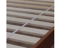 Drevená poschodová posteľ s roštami Verso 90 - svetlohnedá