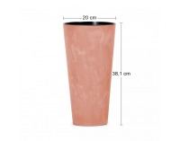 Plastový kvetináč DTUS200E 20 cm - terakota