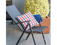 Vankúš Dumpy PO1 - biela / modrá / červená