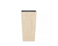 Plastový kvetináč DURS125E 12,5 cm - slonovinová