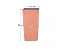 Plastový kvetináč DURS300E 30 cm - terakota