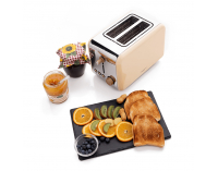 Hriankovač Dustin - béžová / vzor drevo