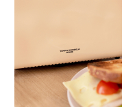 Hriankovač Dustin - béžová / vzor drevo