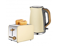 Hriankovač Dustin - béžová / vzor drevo