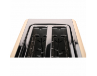 Hriankovač Dustin - béžová / vzor drevo