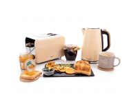 Hriankovač Dustin - béžová / vzor drevo