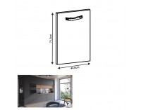 Dvierka na umývačku Langen 44x71,3 cm - sivá matná