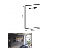 Dvierka na umývačku Langen 59,6x71,3 cm - sivá matná