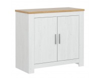 Dvojdverová komoda Rene 100 - biela andersen / dub bernstein