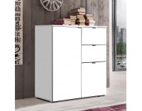 Dvojdverová komoda so zásuvkami Miranda Typ 2 - biela