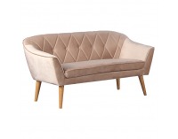 Dvojsedačka Nosel - béžová / prírodná