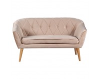 Dvojsedačka Nosel - béžová / prírodná