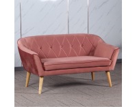 Dvojsedačka Nosel - ružová / prírodná