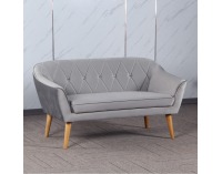 Dvojsedačka Nosel - sivá / prírodná