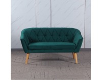 Dvojsedačka Nosel - zelená / prírodná