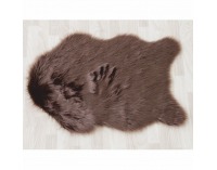 Umelá kožušina Ebony Typ 3 60x90 cm - hnedá