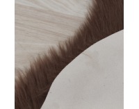 Umelá kožušina Ebony Typ 3 60x90 cm - hnedá