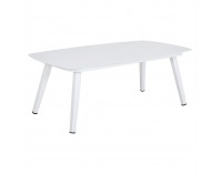 Hliníkový záhradný set Edoin - sivá / biela