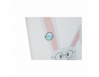 Detská modulárna skrinka Edrin - modrá / detský vzor