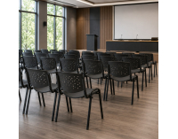Konferenčná stolička Efisio - čierna