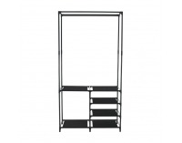 Šatníkový organizér Efren - čierna