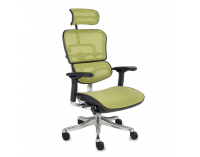 Kancelárska stolička s podrúčkami Efuso BT - limetková / čierna / chróm