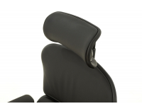 Kancelárska stolička s podrúčkami Efuso LE - čierna / chróm