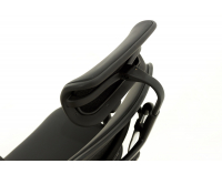 Kancelárska stolička s podrúčkami Efuso LE - čierna / chróm