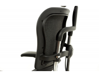 Kancelárska stolička s podrúčkami Efuso LE - čierna / chróm