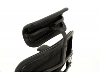 Kancelárska stolička s podrúčkami Efuso LE - čierna / chróm