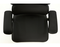 Kancelárska stolička s podrúčkami Efuso LE - čierna / chróm