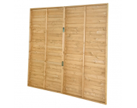 Záhradná skladacia zástena Elady Typ 2 180x180 cm - hnedá