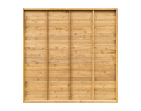 Záhradná zástena Elady Typ 4 180x180 cm - hnedá